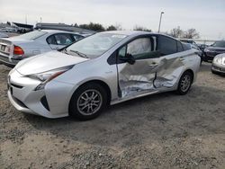 Salvage cars for sale from Copart Sacramento, CA: 2016 Toyota Prius