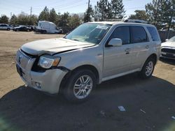 Salvage cars for sale from Copart Denver, CO: 2009 Mercury Mariner Premier