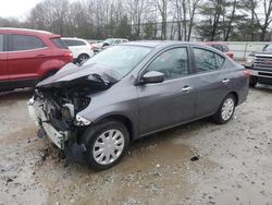 Salvage cars for sale at North Billerica, MA auction: 2019 Nissan Versa S