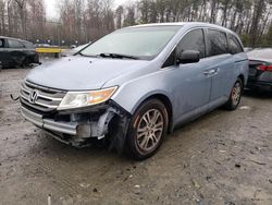 Salvage cars for sale from Copart Waldorf, MD: 2013 Honda Odyssey EXL