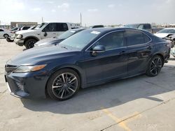 Salvage cars for sale at Grand Prairie, TX auction: 2018 Toyota Camry XSE