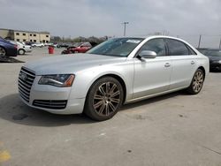 Salvage cars for sale from Copart Wilmer, TX: 2014 Audi A8 L Quattro