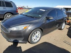 Salvage cars for sale at Brighton, CO auction: 2017 Ford Focus SE