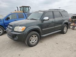 Salvage cars for sale at Temple, TX auction: 2007 Toyota Sequoia Limited