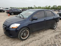 Salvage cars for sale from Copart Houston, TX: 2007 Toyota Yaris