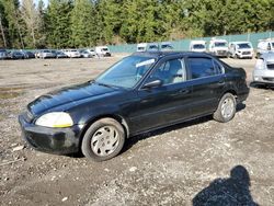 Salvage cars for sale from Copart Graham, WA: 1997 Honda Civic EX