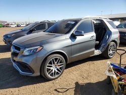 Salvage cars for sale at auction: 2019 Mercedes-Benz GLE 63 AMG-S 4matic
