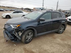 Salvage cars for sale at Colorado Springs, CO auction: 2018 Toyota Rav4 LE