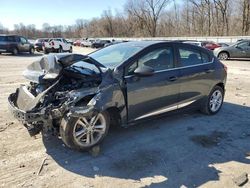 Salvage cars for sale from Copart Ellwood City, PA: 2017 Chevrolet Cruze LT