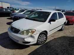 Toyota Corolla ce salvage cars for sale: 2003 Toyota Corolla CE