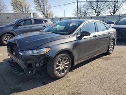 Ford Fusion S salvage cars for sale: 2016 Ford Fusion S