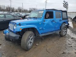 Salvage cars for sale from Copart Columbus, OH: 2016 Jeep Wrangler Unlimited Sahara
