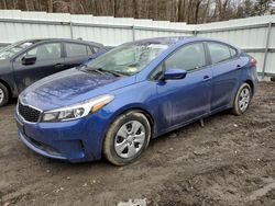 Salvage cars for sale from Copart Center Rutland, VT: 2018 KIA Forte LX