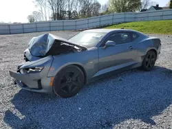 Salvage cars for sale at Gastonia, NC auction: 2022 Chevrolet Camaro LS
