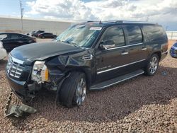 Salvage cars for sale from Copart Phoenix, AZ: 2011 Cadillac Escalade ESV Luxury