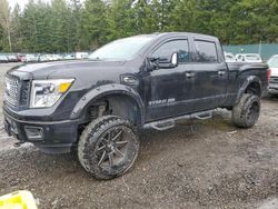 Salvage trucks for sale at Graham, WA auction: 2016 Nissan Titan XD Platinum