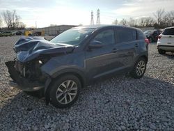 Salvage cars for sale at Barberton, OH auction: 2014 KIA Sportage Base