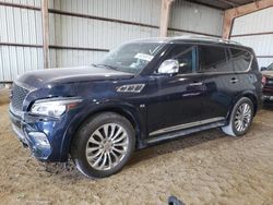 Salvage cars for sale from Copart Houston, TX: 2017 Infiniti QX80 Base