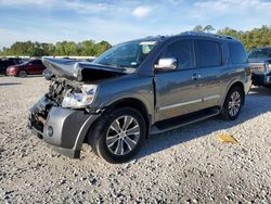 Salvage cars for sale from Copart Houston, TX: 2015 Nissan Armada SV