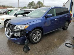 Nissan salvage cars for sale: 2018 Nissan Pathfinder S