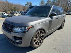 Vehiculos salvage en venta de Copart North Billerica, MA: 2014 Land Rover Range Rover Supercharged