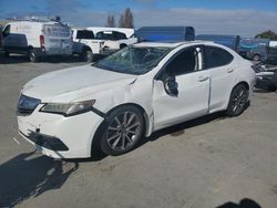 Salvage cars for sale from Copart Hayward, CA: 2015 Acura TLX Tech