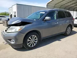 Salvage cars for sale at Fresno, CA auction: 2016 Nissan Pathfinder S
