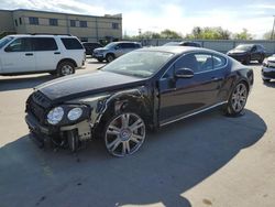 Bentley salvage cars for sale: 2016 Bentley Continental GT V8