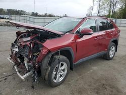 Toyota salvage cars for sale: 2021 Toyota Rav4 XLE