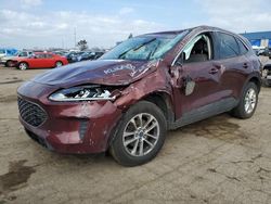 Salvage cars for sale at Woodhaven, MI auction: 2021 Ford Escape SE