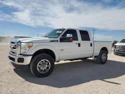 Salvage trucks for sale at Andrews, TX auction: 2011 Ford F250 Super Duty