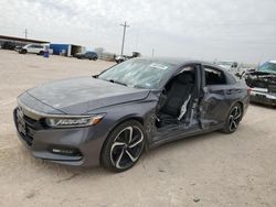 Honda Accord Sport salvage cars for sale: 2018 Honda Accord Sport