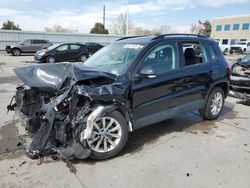 Salvage cars for sale at Littleton, CO auction: 2018 Volkswagen Tiguan Limited