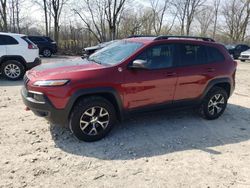 Salvage cars for sale at Cicero, IN auction: 2015 Jeep Cherokee Trailhawk