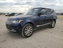 Salvage cars for sale at Houston, TX auction: 2017 Land Rover Range Rover HSE