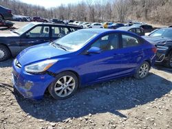 Salvage cars for sale at Marlboro, NY auction: 2014 Hyundai Accent GLS