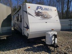 Salvage cars for sale from Copart West Warren, MA: 2010 Puma Trailer