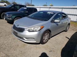 KIA salvage cars for sale: 2015 KIA Forte LX