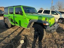 Jeep salvage cars for sale: 2018 Jeep Wrangler Unlimited Sport