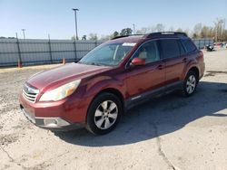 Salvage cars for sale at Lumberton, NC auction: 2011 Subaru Outback 2.5I Premium