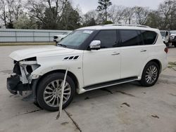 Infiniti QX80 Vehiculos salvage en venta: 2017 Infiniti QX80 Base