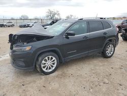 Salvage cars for sale from Copart Haslet, TX: 2019 Jeep Cherokee Latitude