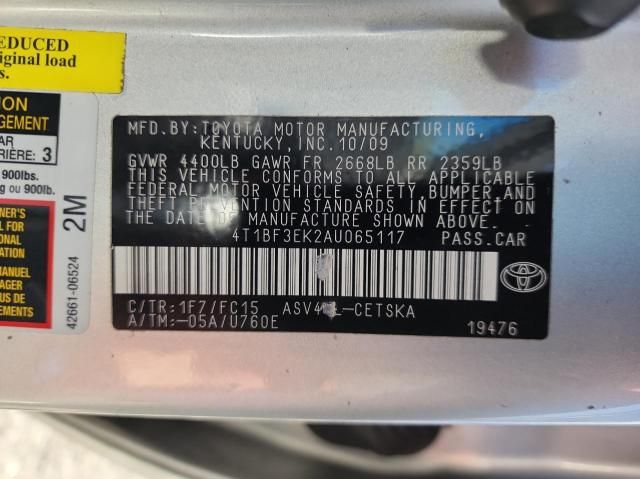 2010 Toyota Camry Base