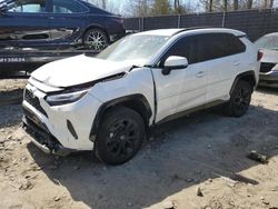 Salvage cars for sale at Waldorf, MD auction: 2022 Toyota Rav4 SE