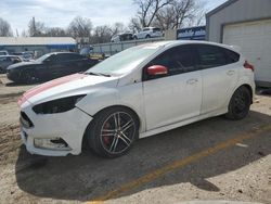 Salvage cars for sale at Wichita, KS auction: 2015 Ford Focus ST