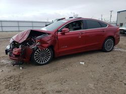 Salvage cars for sale from Copart Appleton, WI: 2017 Ford Fusion Titanium HEV