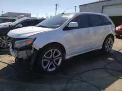 Salvage cars for sale at Chicago Heights, IL auction: 2011 Ford Edge Sport
