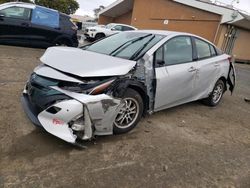 Salvage cars for sale from Copart Hayward, CA: 2017 Toyota Prius Prime