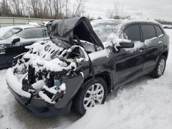 Salvage cars for sale from Copart Leroy, NY: 2017 Jeep Cherokee Latitude