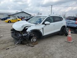 Salvage cars for sale at Pekin, IL auction: 2022 Volkswagen Taos SE